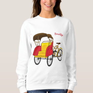 Sudadera Ilustracion personalizado de bicitaxi