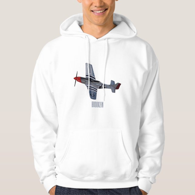 Sudadera Ilustracion personalizado de bombarderos (Anverso)