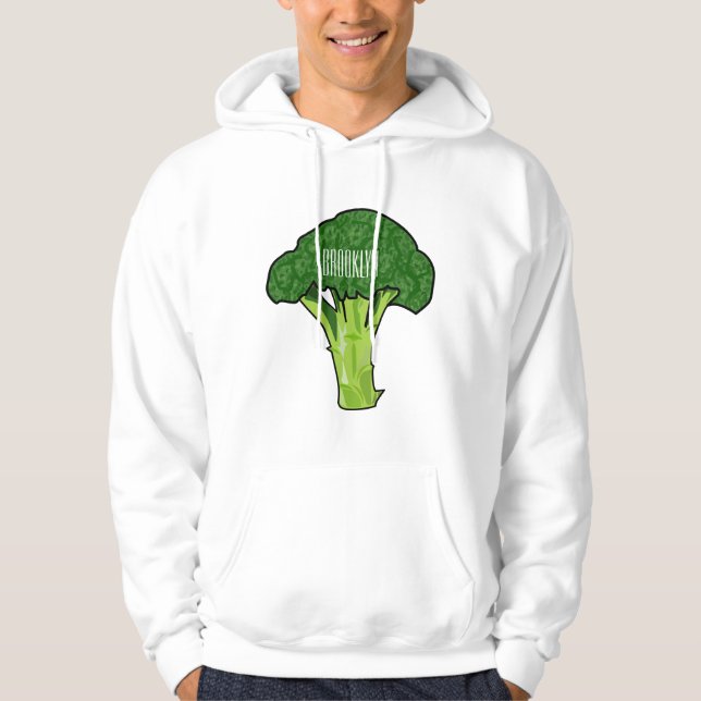 Sudadera Ilustracion personalizado de Broccoli (Anverso)