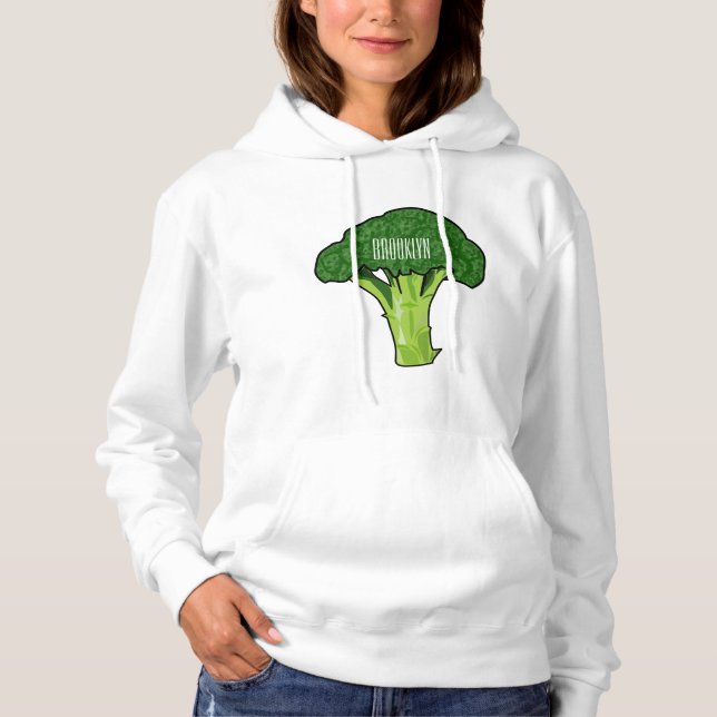 Sudadera Ilustracion personalizado de Broccoli (Anverso)