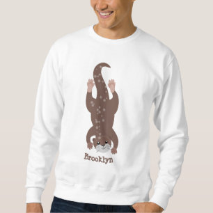 Sudadera Ilustracion personalizado de buceo con nutria