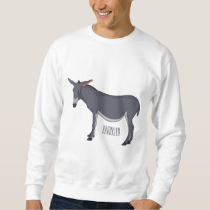 Sudadera Ilustracion personalizado de burro