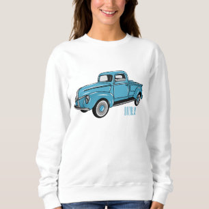 Sudadera Ilustracion personalizado de camioneta clásica