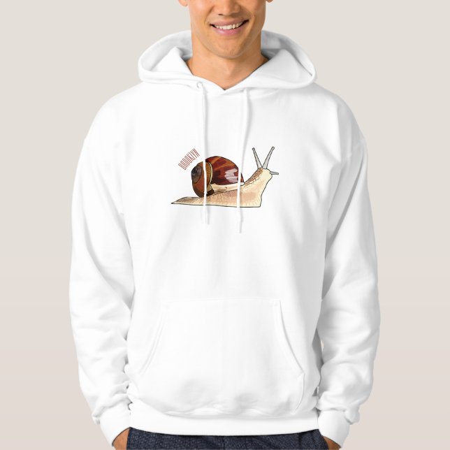 Sudadera Ilustracion personalizado de caracoles (Anverso)