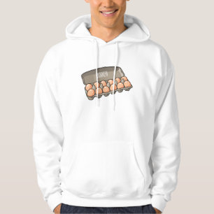 Sudadera Ilustracion personalizado de cartón de huevo