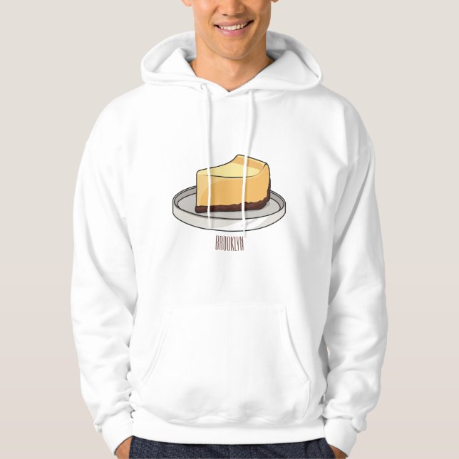 Sudadera Ilustracion personalizado de Cheesecake (Anverso)
