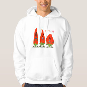 Sudadera Ilustracion personalizado de chiles cantantes