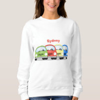 Ilustracion personalizado de coches Cute kawaii