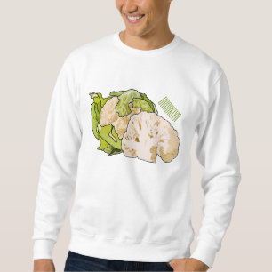 Sudadera Ilustracion personalizado de coliflor