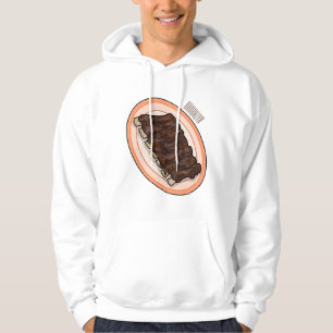 Sudadera Ilustracion personalizado de costillas cortas