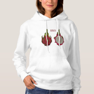 Sudadera Ilustracion personalizado de fruta dragón