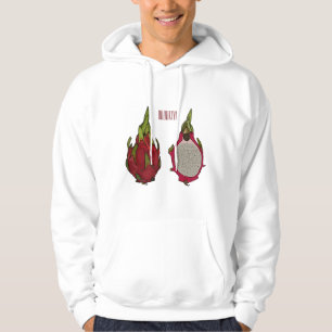 Sudadera Ilustracion personalizado de fruta dragón