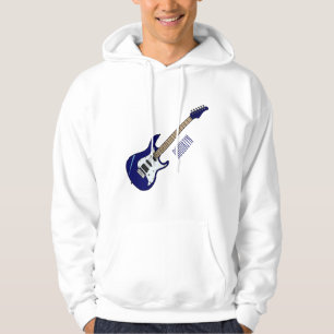 Sudadera Ilustracion personalizado de guitarra eléctrica