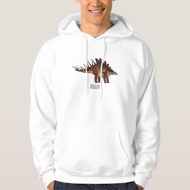 Sudadera Ilustracion personalizado de Kentrosaurus (Anverso)