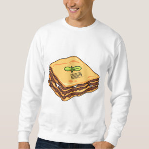 Sudadera Ilustracion personalizado de Lasagna