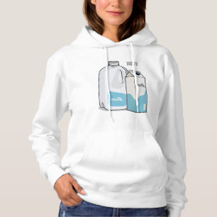 Sudadera Ilustracion personalizado de leche