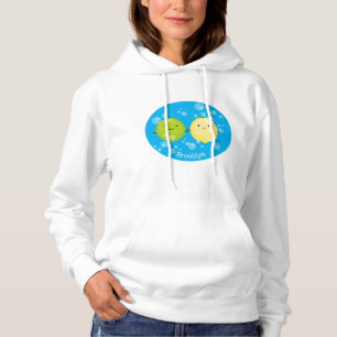 Sudadera Ilustracion personalizado de lima de limón feliz