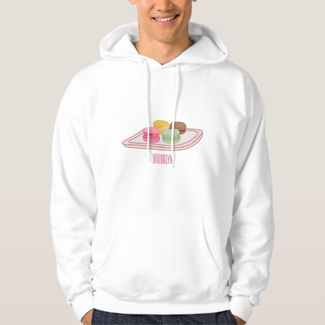 Sudadera Ilustracion personalizado de Macaron (Anverso)