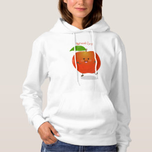Sudadera Ilustracion personalizado de manzana bailando a la