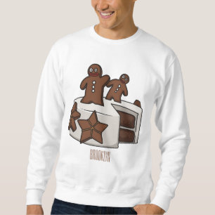 Sudadera Ilustracion personalizado de pastel de pan de jeng