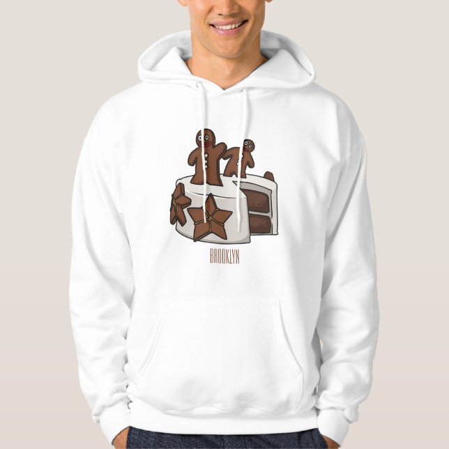 Sudadera Ilustracion personalizado de pastel de pan de jeng (Anverso)