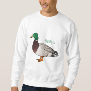 Sudadera Ilustracion personalizado de pato mallard