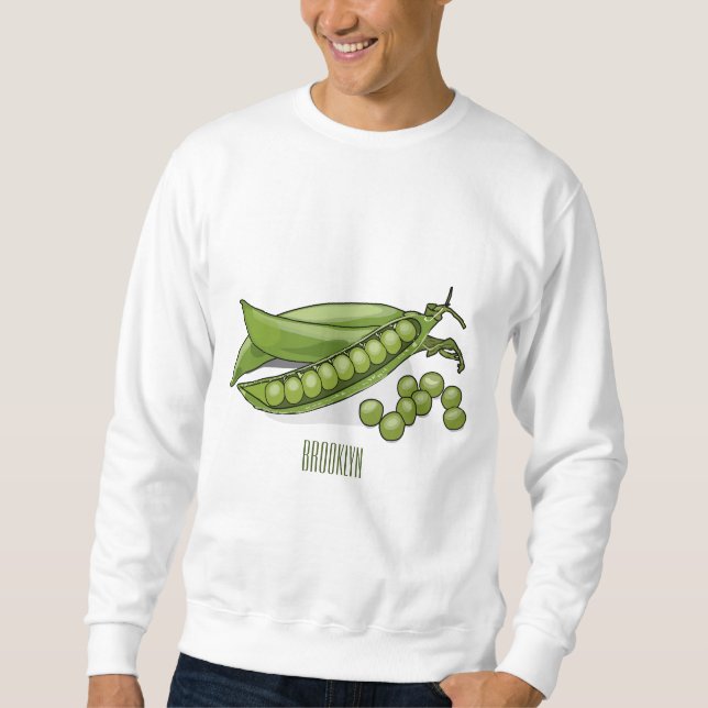 Sudadera Ilustracion personalizado de Pea (Anverso)