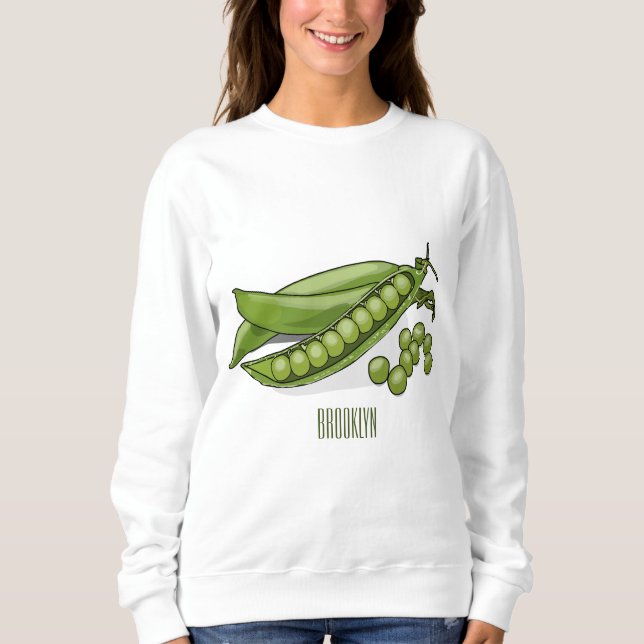 Sudadera Ilustracion personalizado de Pea (Anverso)