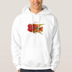 Sudadera Ilustracion personalizado de peces cíclicos de cue