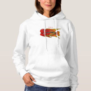 Sudadera Ilustracion personalizado de peces cíclicos de cue