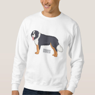 Sudadera Ilustracion personalizado de perro de montaña de B