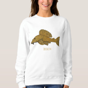 Sudadera Ilustracion personalizado de pescado Pleco