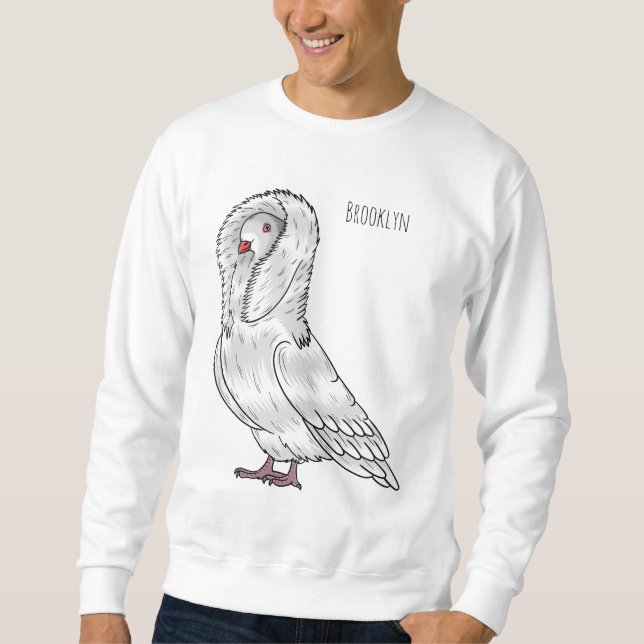 Sudadera Ilustracion personalizado de pichón de Jacobin (Anverso)