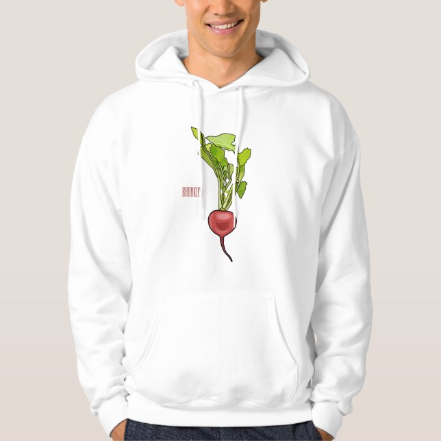 Sudadera Ilustracion personalizado de Radish (Anverso)