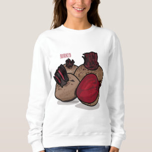 Sudadera Ilustracion personalizado de remolacha