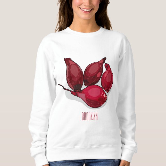 Sudadera Ilustracion personalizado de Shallot (Anverso)