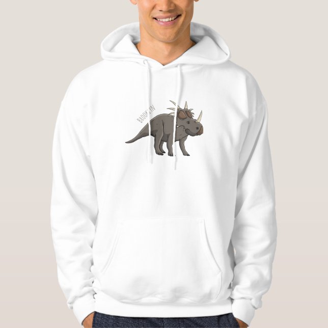 Sudadera Ilustracion personalizado de Styracosaurus (Anverso)