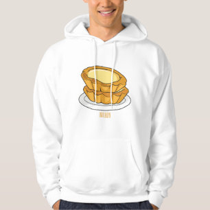 Sudadera Ilustracion personalizado de tarta de huevo