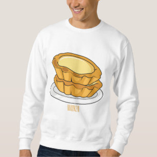 Sudadera Ilustracion personalizado de tarta de huevo
