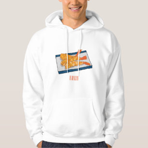 Sudadera Ilustracion personalizado de tempura gambas