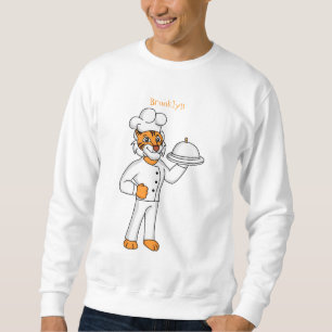Sudadera Ilustracion personalizado de tigre gracioso