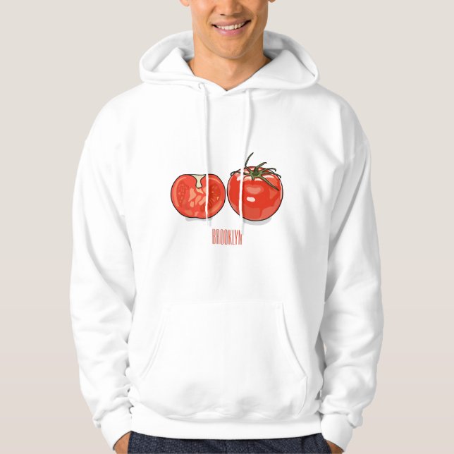 Sudadera Ilustracion personalizado de tomate (Anverso)