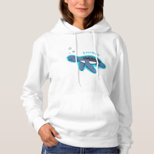 Sudadera Ilustracion personalizado de tortuga marina de beb
