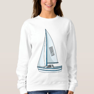 Sudadera Ilustracion personalizado de velero