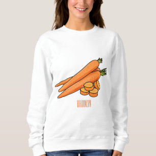Sudadera Ilustracion personalizado de zanahoria