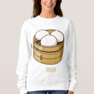 Sudadera Ilustracion personalizado Dim sum