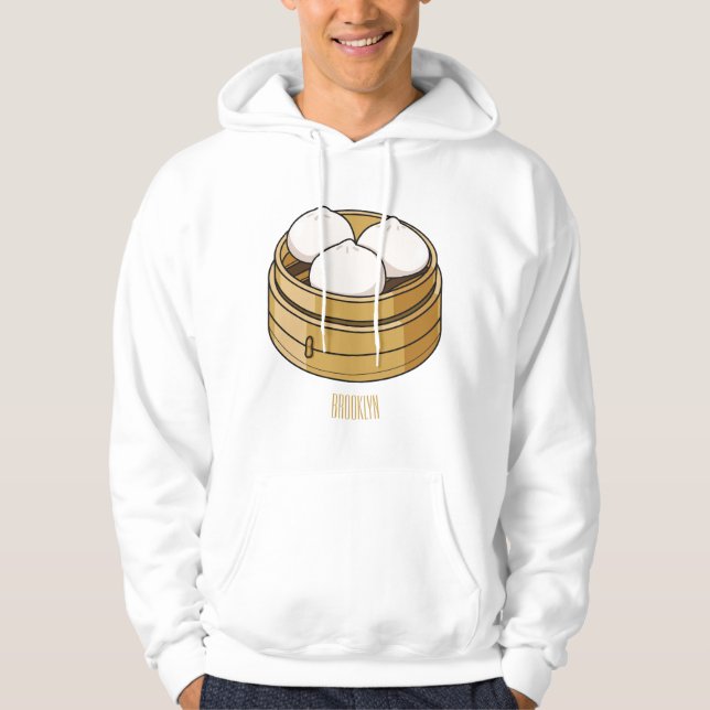 Sudadera Ilustracion personalizado Dim sum (Anverso)