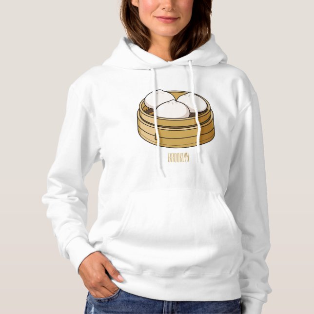 Sudadera Ilustracion personalizado Dim sum (Anverso)