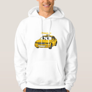 Sudadera Ilustracion personalizado divertido de taxi amaril