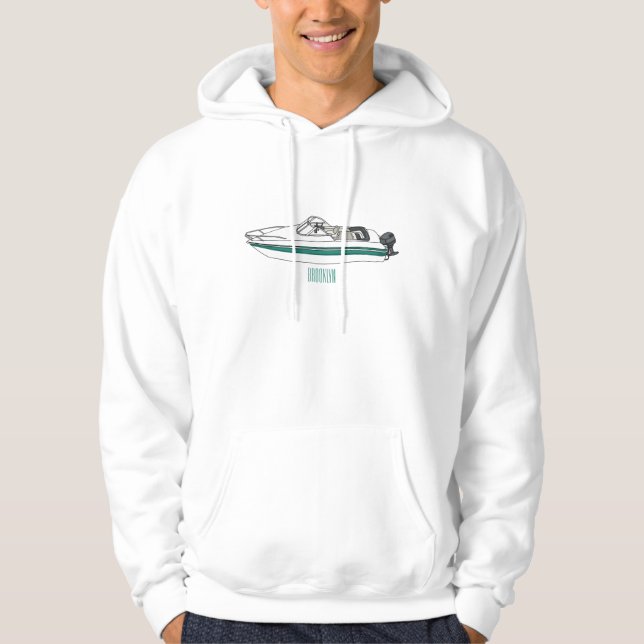 Sudadera Ilustracion personalizado en motocicleta (Anverso)